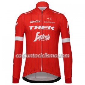 Maillot mangas largas 2018 Trek-Segafredo N001
